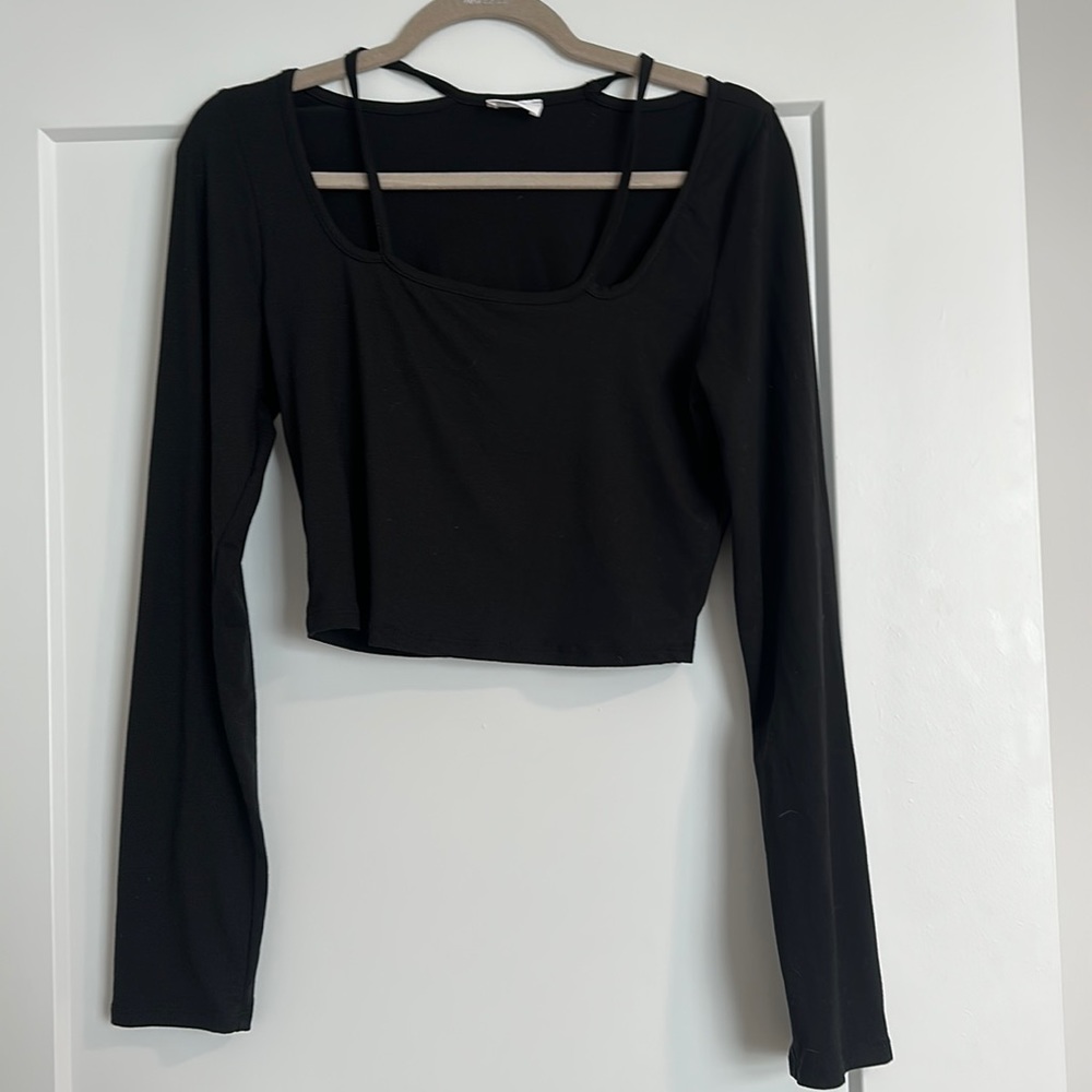 Black Crop Top